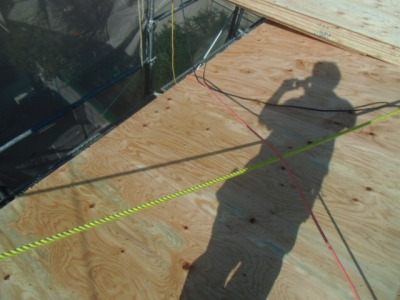 下地コンパネ貼り