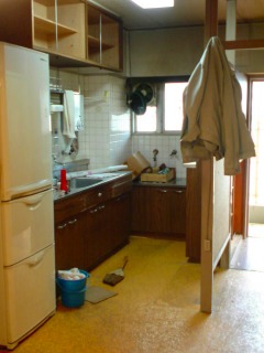 キッチン施工前