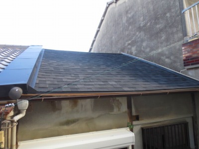 スレート瓦リフォーム後