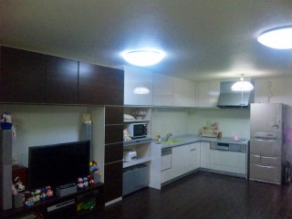 Ｌ型キッチン完成