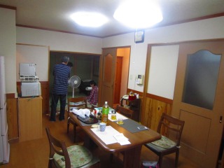 リビング施工前