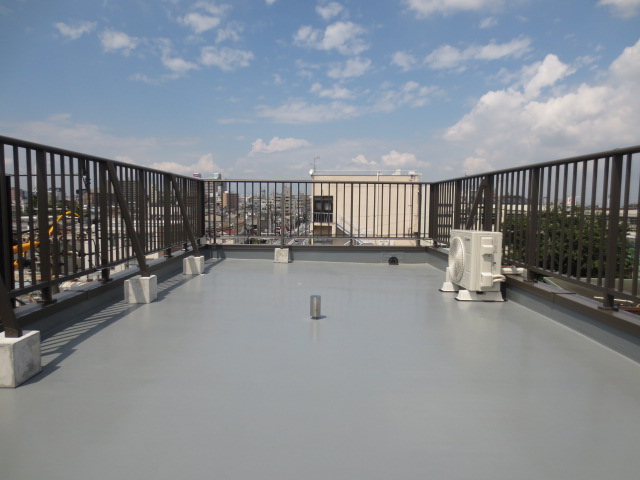 アルミ製縦格子手摺り