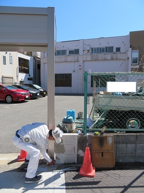 ネットフェンス扉