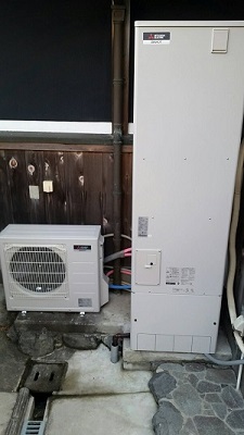 MITSUBISI 家庭用自然冷媒CO2ヒートポンプ給湯機 