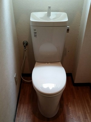 大阪市住之江区　トイレ交換工事 LIXIL　BC-ZA10H  