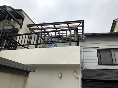  大阪市住之江区　S様邸　波板張替え工事