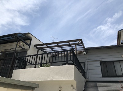  大阪市住之江区　S様邸　波板張替え工事