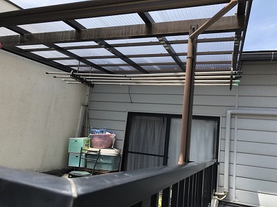  大阪市住之江区　S様邸　波板張替え工事