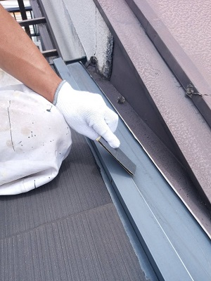 大阪市住之江区　S様邸　スレート屋根塗装工事