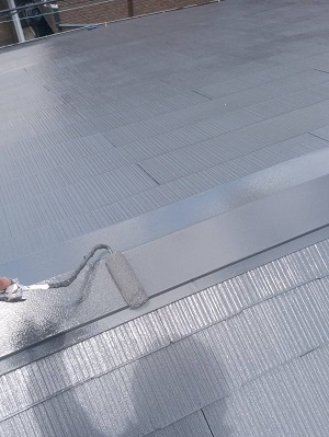 大阪市住之江区　S様邸　スレート屋根塗装工事