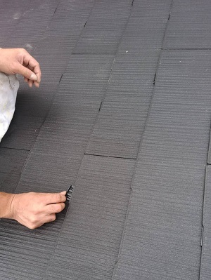 大阪市住之江区　S様邸　スレート屋根塗装工事