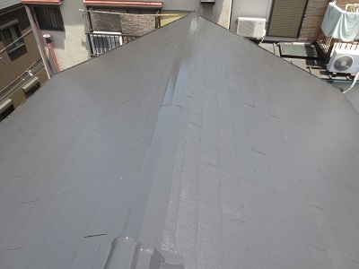 大阪市住之江区　S様邸　スレート屋根塗装工事