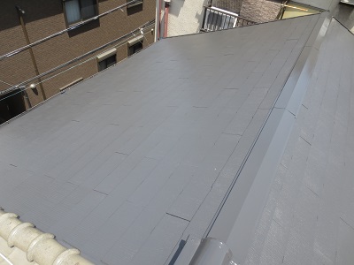 大阪市住之江区　S様邸　スレート屋根塗装工事