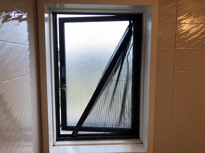 アコーディオン網戸交換