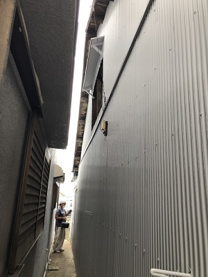 波板塗装、外壁塗装