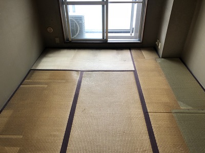 畳からフローリング張替え