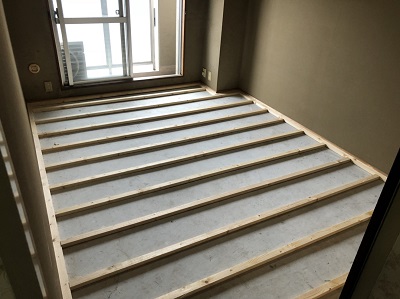 畳からフローリング張替え