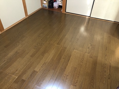 畳をフローリングに