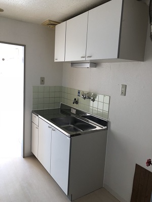 京都府京都市 K様邸　クリナップ　木キャビキッチン クリンプレティ　流し台