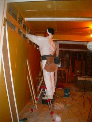 内装リフォーム中