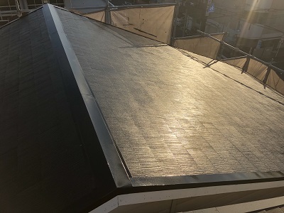 スレート屋根塗装工事 大阪市西成区　N様邸