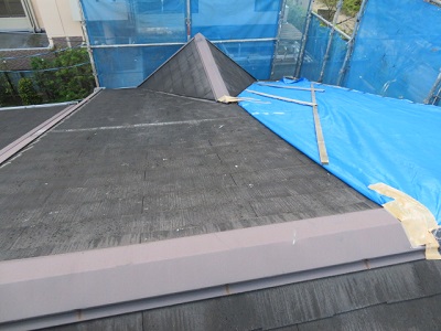 屋根葺き替え工事 台風被害 大阪市住之江区　Y様邸