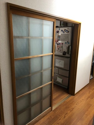 間仕切り引き戸交換工事 京都府綾部市　H様邸,