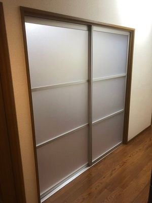 間仕切り引き戸交換工事 京都府綾部市　H様邸,