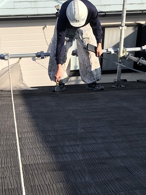 屋根塗装！ 大阪市住之江区　M様邸,