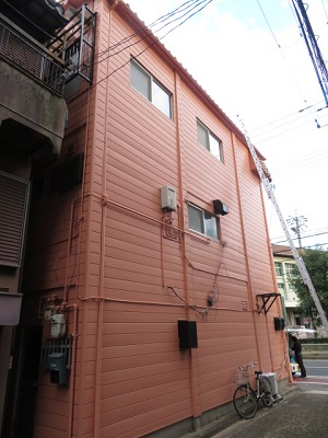 外壁補修、塗装工事 大阪市住之江区　K様邸