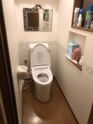 トイレ交換工事 大阪市生野区　H様邸
