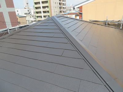 屋根塗装工事 大阪市住之江区　M様邸