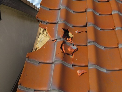 瓦交換工事 大阪市住之江区　M様邸