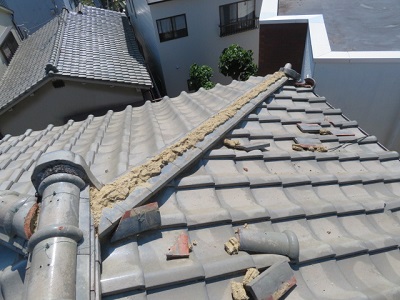 瓦交換工事 大阪市住吉区　M様邸