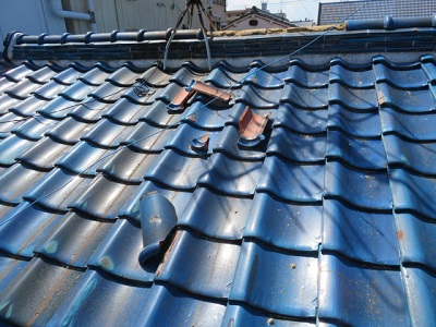 瓦交換 大阪市住之江区　N様邸