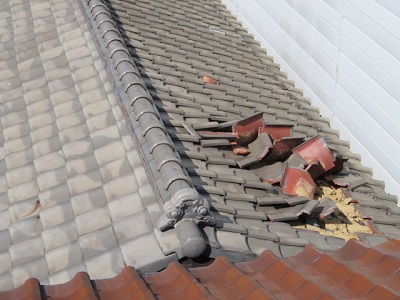 瓦交換工事 大阪市住之江区　S様邸