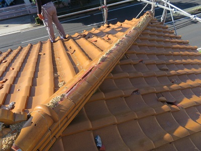 瓦交換 大阪市住之江区　K様邸