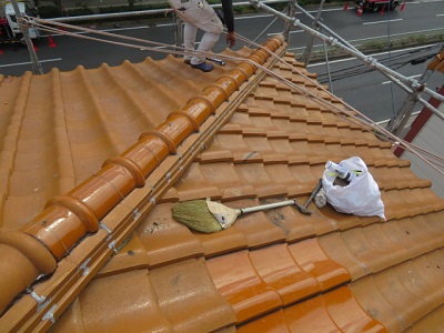 瓦交換 大阪市住之江区　K様邸
