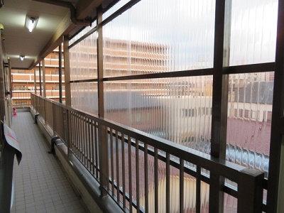 波板貼り替え工事 大阪市住之江区　K様邸