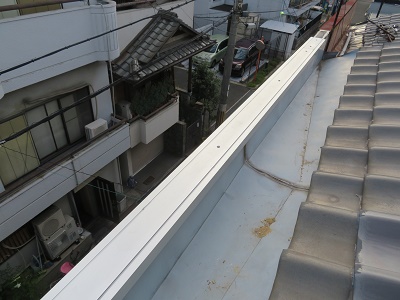 笠木工事 大阪市住之江区　K様邸