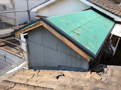 瓦からカラーベストに 大阪市生野区　K様邸