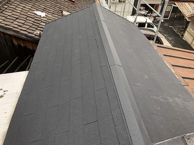 瓦からカラーベストに 大阪市生野区　K様邸