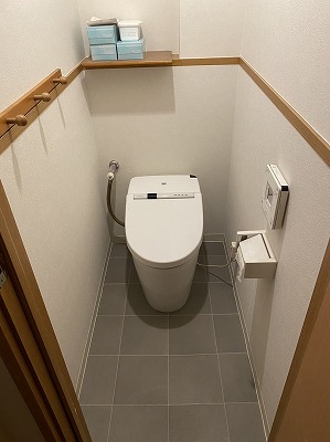 タイル壁・床をクロスに