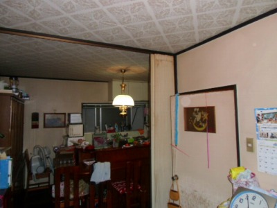 リビング施工前