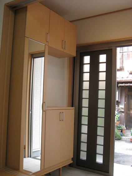 アルミの玄関引き戸