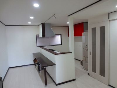 リビング施工後