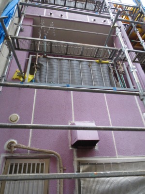 シーリング工事　南面