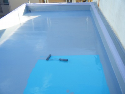 ウレタン保護コート塗布状況