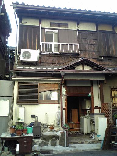 外壁施工前土壁