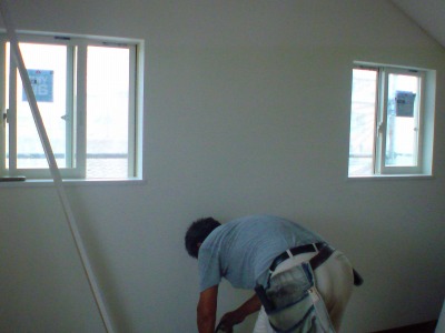 クロス張替え完了